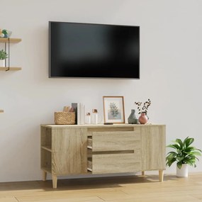 Mobile porta tv rovere sonoma 102x44,5x50 cm legno multistrato