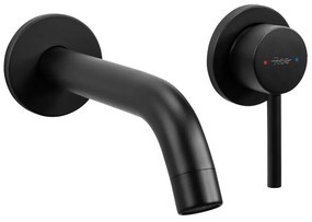 REA-B5332 - Miscelatore per lavabo ad incasso OWEN nero