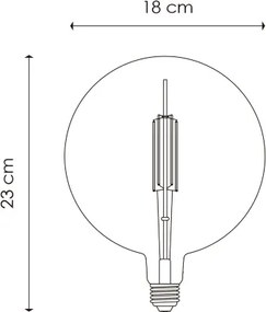 Lampadina LED dimmerabile VINTAGE EDISON G180 E27/4W/230V 2700K