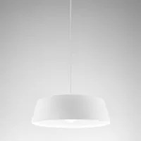 Sospensione Moderna Bonella 1 Luce E27 D.50 Cm Alluminio Bianco