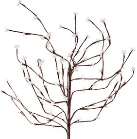 LED RGBW Lampada solare TREE LED/0,1W/1,2V 600 mAh IP44 marrone