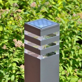 Lampada da esterno dimmerabile LED RGBW TEKSAS 1xE27/12W/230V 44 cm IP44 antracite