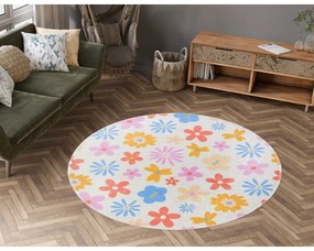 Tappeto per bambini lavabile ø100 cm Joyfull Garden – Vitaus