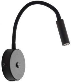 Lampada da parete con USB port LAGOS 1xG9/3W/5V nero