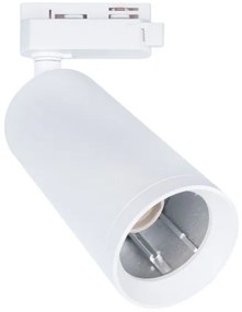 Faretto MICA per sistema a binario 1xGU10/25W/230V Monofase bianco