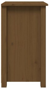 Comodino miele 40x35x61,5 cm in legno massello di pino