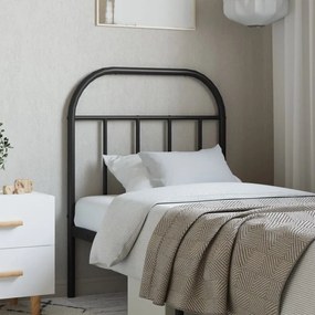 Testiera İn Metallo Nero 75 Cm /
