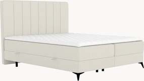 Letto boxspring fatto a mano con contenitore Aggaz, H3