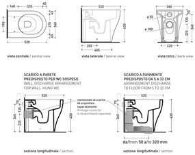 Ceramica Flaminia Vaso filo muro PLUS con sistema goclean in ceramica bianco