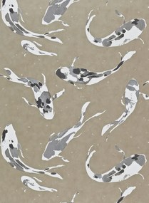 Harlequin Carta da parati Koi - Metal