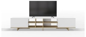 Tavolo TV bianco 230x44 cm Cequoia - Marckeric