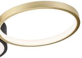 Lampada da soffitto dimmerabile ALIZEE LED 30W 230V 3000-6500K nero/oro