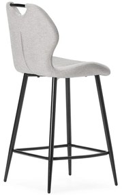 Set di sbagelli da bar beige in imbottito 2 pz (altezza della seduta 65 cm) Muli – Marckeric