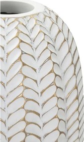 Vaso Resina Leaf Cm Ø 18,5X46