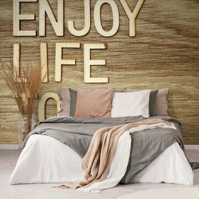 Carta da parati – Citazione - Enjoy life today