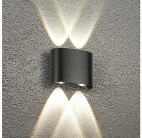 Brilagi - Applique da esterno LED FLAREBOX LED/4W/230V nera IP65