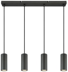 Globo 57918-4H - Lampadario a sospensione con filo JAMES 4xGU10/25W/230V