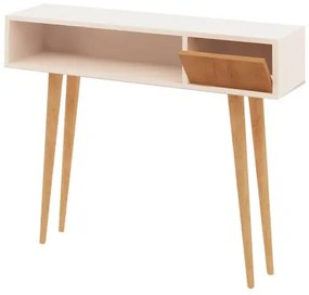 Consolle KIOGI 94x100 cm bianco/beige