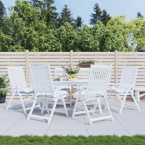 Cuscini Per Sedia 6 Pz A Foglie 50x50x7 Cm Tessuto Oxford /