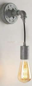 Applique a parete a pareteamarcord zincata 1 luce attacco e27 10x12...