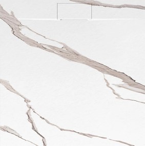 Piatto doccia Bazalt CARRARA WHITE 90x90