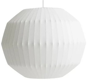 Nelson Angled Sphere Bubble Lampada a Sospensione L Off-White - Herman Miller