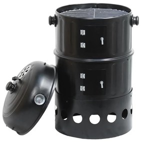 Affumicatoio a carbone 3in1 nero