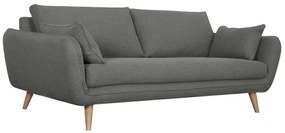 Divano scandinavo 3 posti antracite CREEP