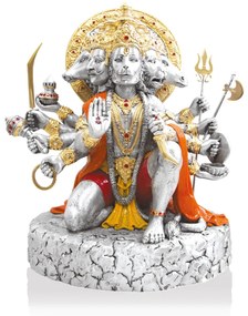Statua Panchmukhi Hanuman - Divinità Indiana