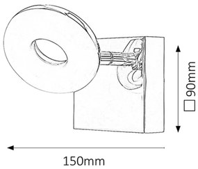 Rabalux 5716 - LED Lampada da bagno BEATA LED/5W/230V