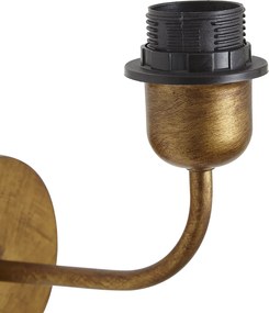 Lampada da parete vintage oro senza paralume - Matt