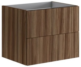 Mobile da bagno sotto lavabo Opera rovere L 59.5 x H 50 x P 45.5 cm 2 cassetti, lavabo non incluso