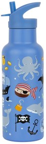 A Little Lovely Company - borraccia in acciaio inox, 500 ml - pirati