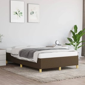 Giroletto Senza Materasso Marrone Scuro 120x200 Cm Tessuto /