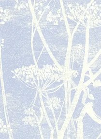 Cole & Son Carta da parati Cow Parsley - hellblau/ cremeweiß