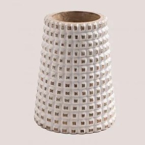 Vaso in legno di mango Biala ↑20 cm - Sklum