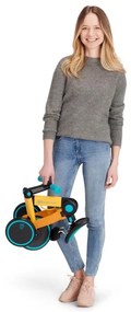 KINDERKRAFT 3in1 4TRIKE bici per bambini giallo/turchese