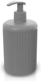 Dosa sapone da appoggio grigio in plastica Ring