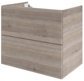 Mobile da bagno sotto lavabo SENSEA Neo lucido L 75 x H 64 x P 48 cm 2 cassetti, lavabo non incluso