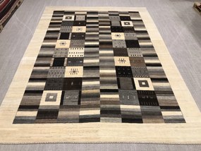 Loribaft Tappeto persiano 310x420 Grigio (Iran) Annodato A Mano