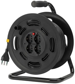 Avvolgicavo VIMAR 45m cavo H05VV-F 3G1 mm² 4 prese, presa schuko spina Schuko per giardinaggio