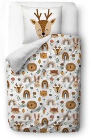 Biancheria da letto singola per bambini in cotone sateen 135x200 cm Little Boho - Butter Kings