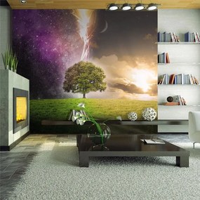 Fotomurale  Magic tree  Colore Verde, Dimensioni e Misure 350x270