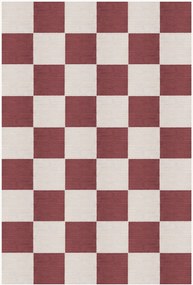 Tappeto in iuta a trama piatta fatto a mano Chess
