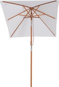 Ombrellone da Giardino 2x1,5 m Palo Ø38 mm in Legno Beige...