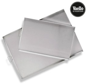 Vassoio da Forno Vaello 75497 42 x 28 x 5,5 cm Alluminio Cromato