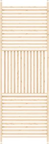 Parete divisoria Ischia in legno L 83 x H 264 cm naturale