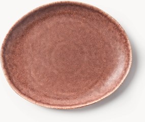 Set di 4 piatti da colazione fatti a mano dalla forma organica Macey