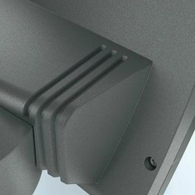 Steinel 012076 - Applique da esterno con sensore XLED curved LED/10,5W/230V