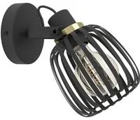 Spot Contemporaneo Girona In Acciaio Nero 1 Luce E27 40W Ip20